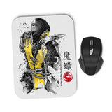 Fire Warrior Sumi-e - Mousepad