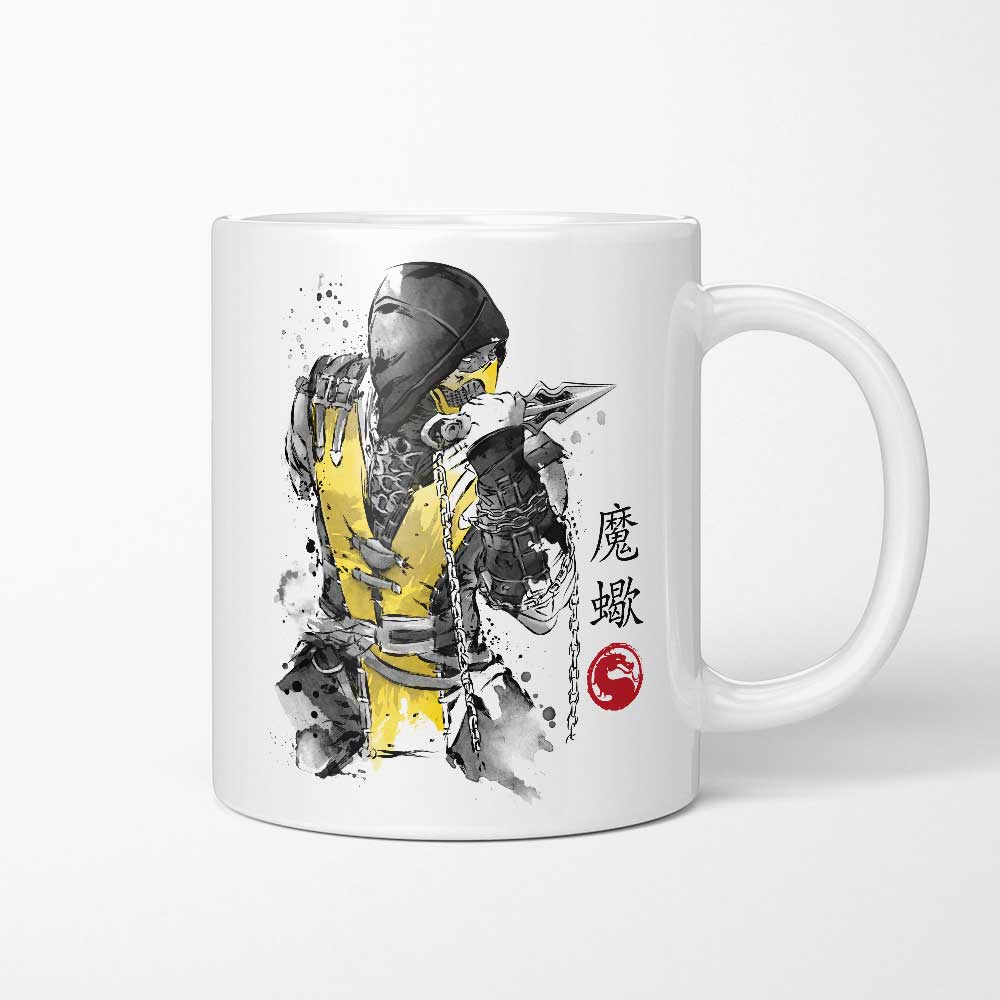 Fire Warrior Sumi-e - Mug