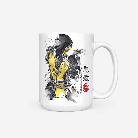 Fire Warrior Sumi-e - Mug