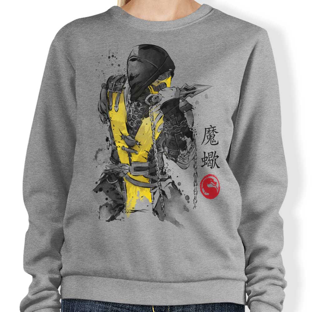 Fire Warrior Sumi-e - Sweatshirt