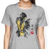 Fire Warrior Sumi-e - Women's Apparel