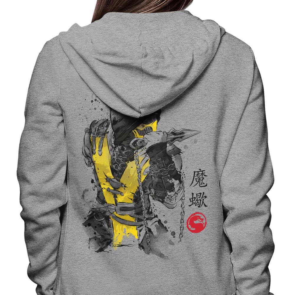 Fire Warrior Sumi-e - Hoodie