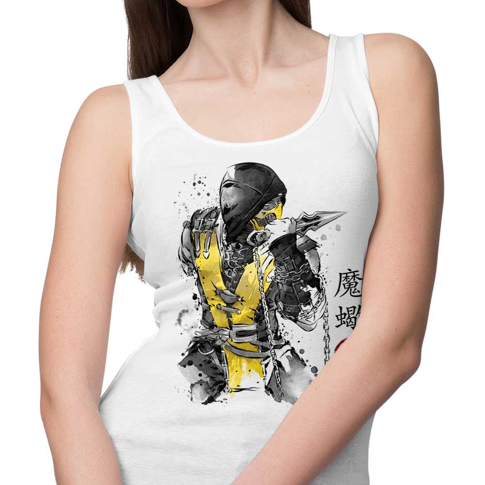 Fire Warrior Sumi-e - Tank Top