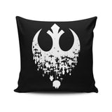 Fractured Rebellion - Throw Pillow