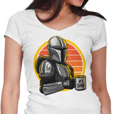 Galaxy's Best Dad - Women's V-Neck