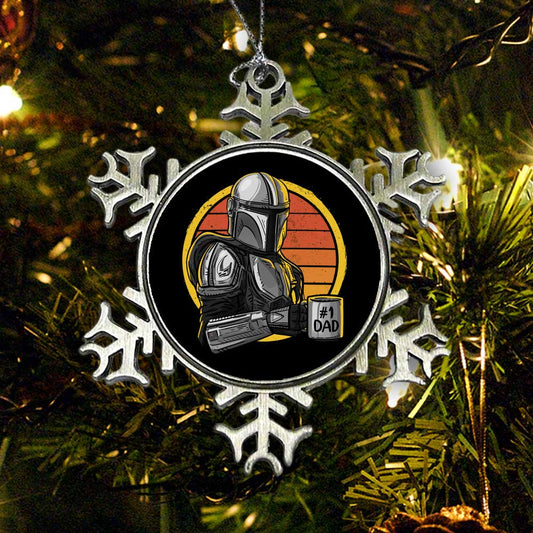 Galaxy's Best Dad - Ornament