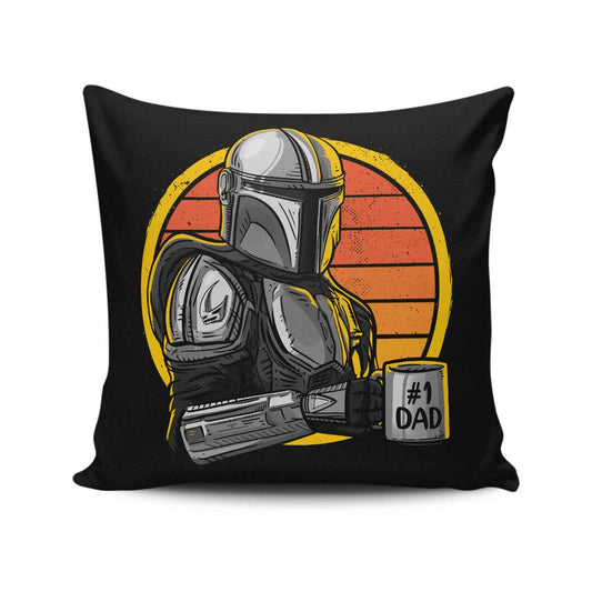 Galaxy's Best Dad - Throw Pillow