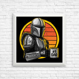 Galaxy's Best Dad - Posters & Prints