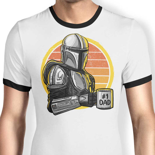 Galaxy's Best Dad - Ringer T-Shirt