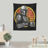 Galaxy's Best Dad - Wall Tapestry