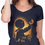 Ghost of Halloween - Women's V-Neck