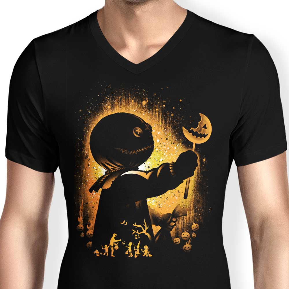 Ghost of Halloween - Men's V-Neck