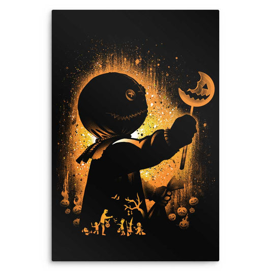 Ghost of Halloween - Metal Print