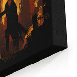 Ghoul Silhouette - Canvas Print