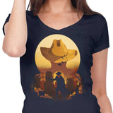 Ghoul Silhouette - Women's V-Neck