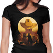 Ghoul Silhouette - Women's V-Neck