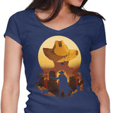 Ghoul Silhouette - Women's V-Neck