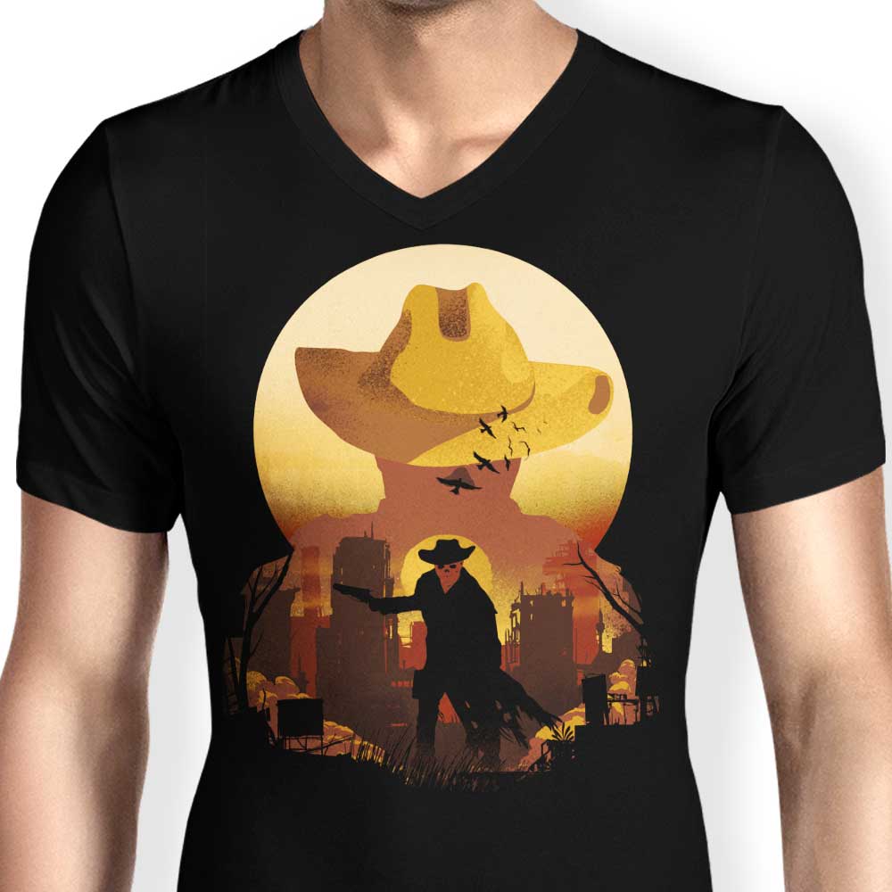 Ghoul Silhouette - Men's V-Neck