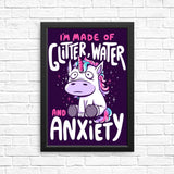 Glitter, Water, and Anxiety - Posters & Prints