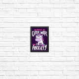 Glitter, Water, and Anxiety - Posters & Prints