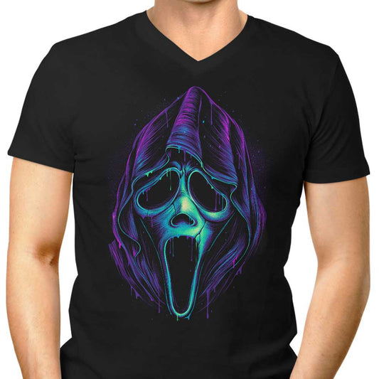 Glowing Ghost - Men's V-Neck