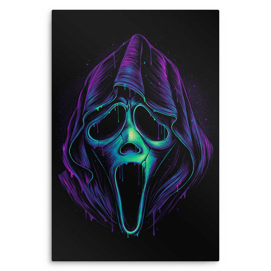 Glowing Ghost - Metal Print