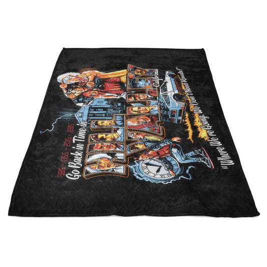 Go Back in Time - Fleece Blanket