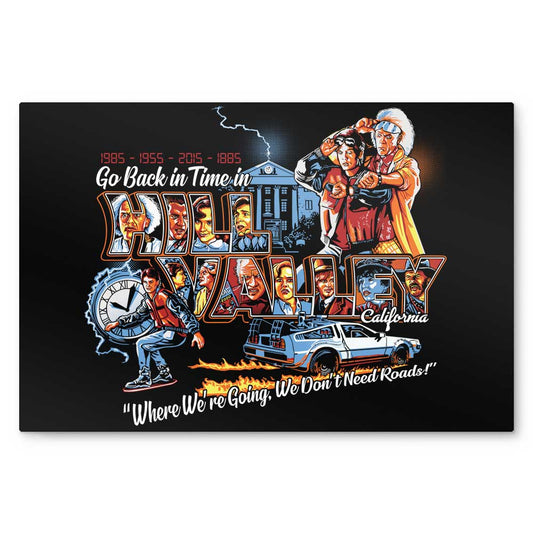 Go Back in Time - Metal Print