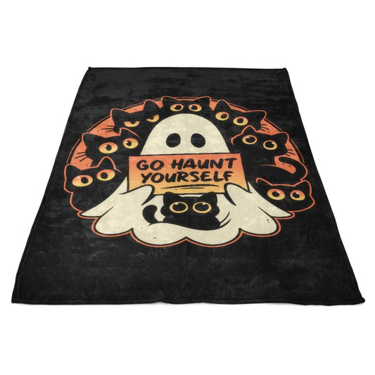 Go Haunt Yourself - Fleece Blanket