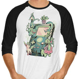 Grass Game - 3/4 Sleeve Raglan T-Shirt