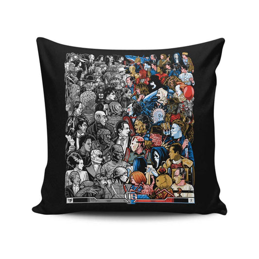 Grayscale vs. Grotesque - Throw Pillow