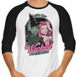 Green and Pink Witches - 3/4 Sleeve Raglan T-Shirt