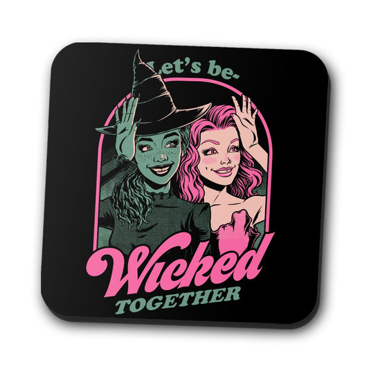 Green and Pink Witches - Coasters