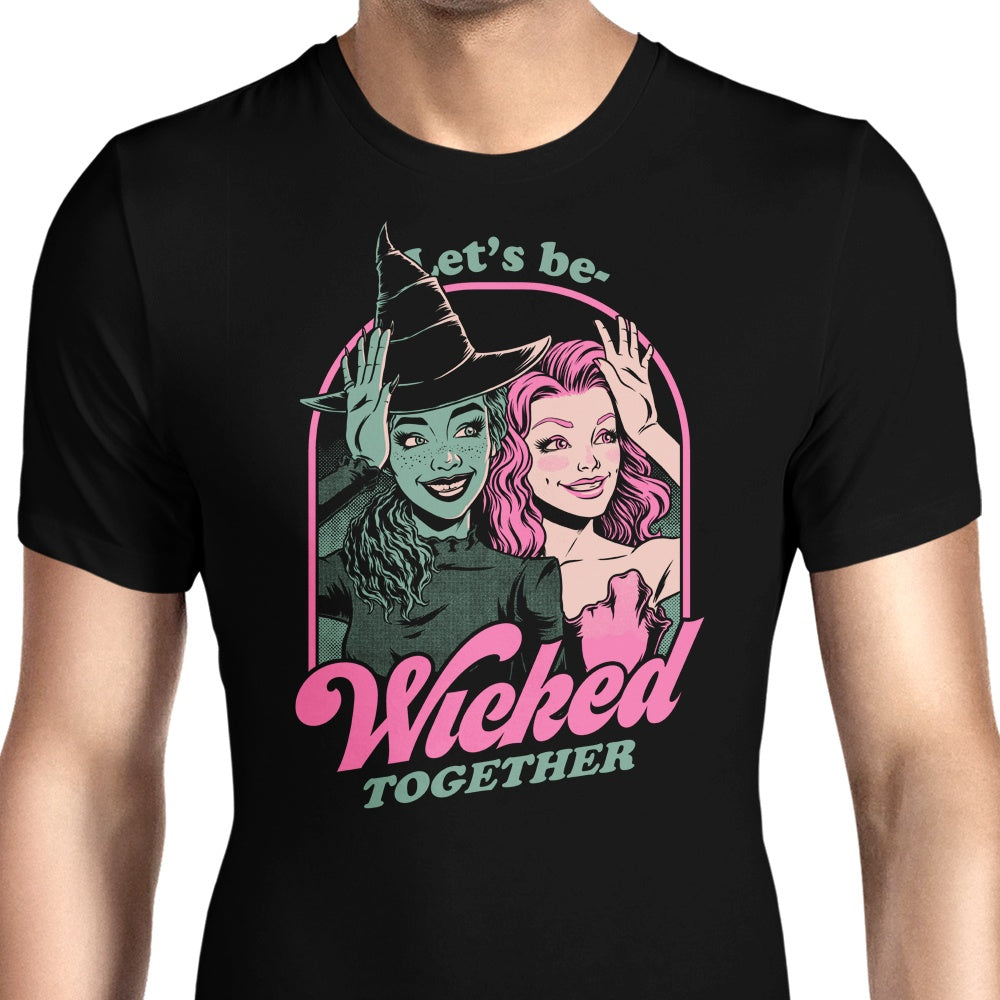 Green and Pink Witches - Men's Apparel