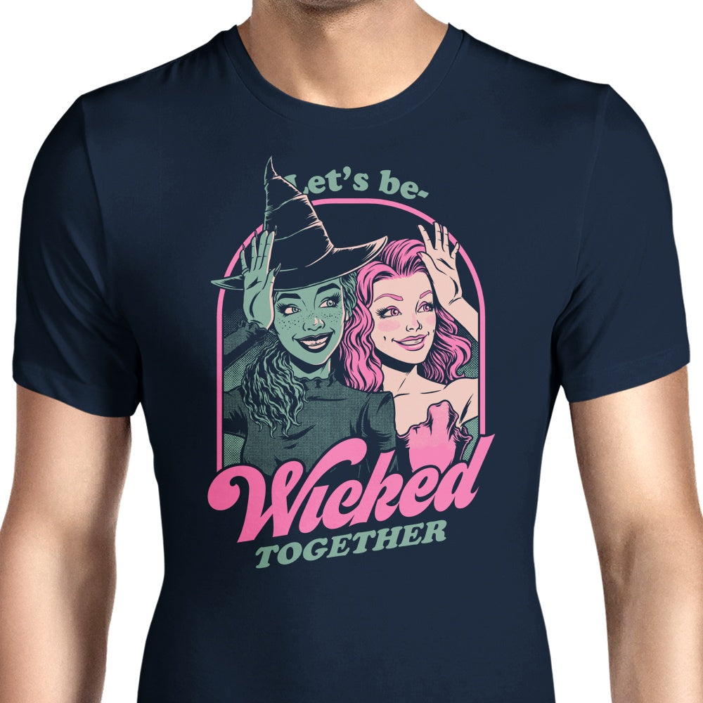 Green and Pink Witches - Men's Apparel