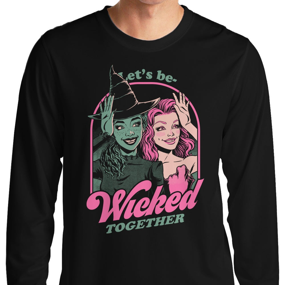 Green and Pink Witches - Long Sleeve T-Shirt