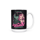 Green and Pink Witches - Mug