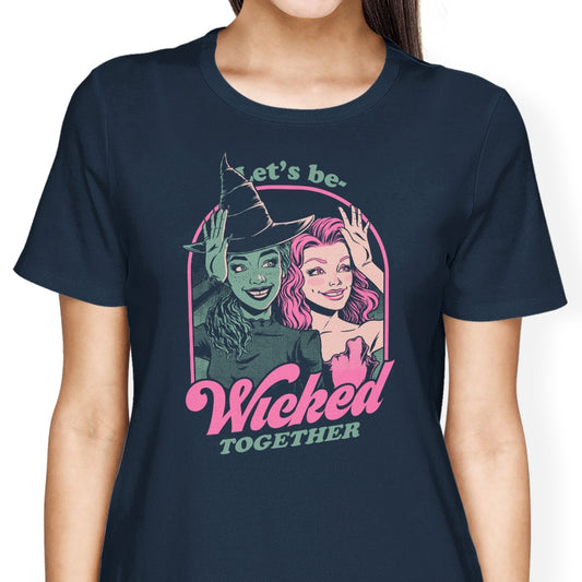 Green and Pink Witches - Women's Apparel