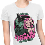 Green and Pink Witches - Women's Apparel