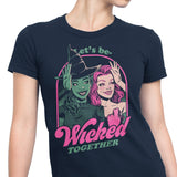 Green and Pink Witches - Women's Apparel