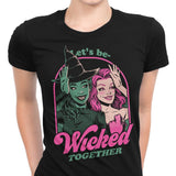 Green and Pink Witches - Women's Apparel