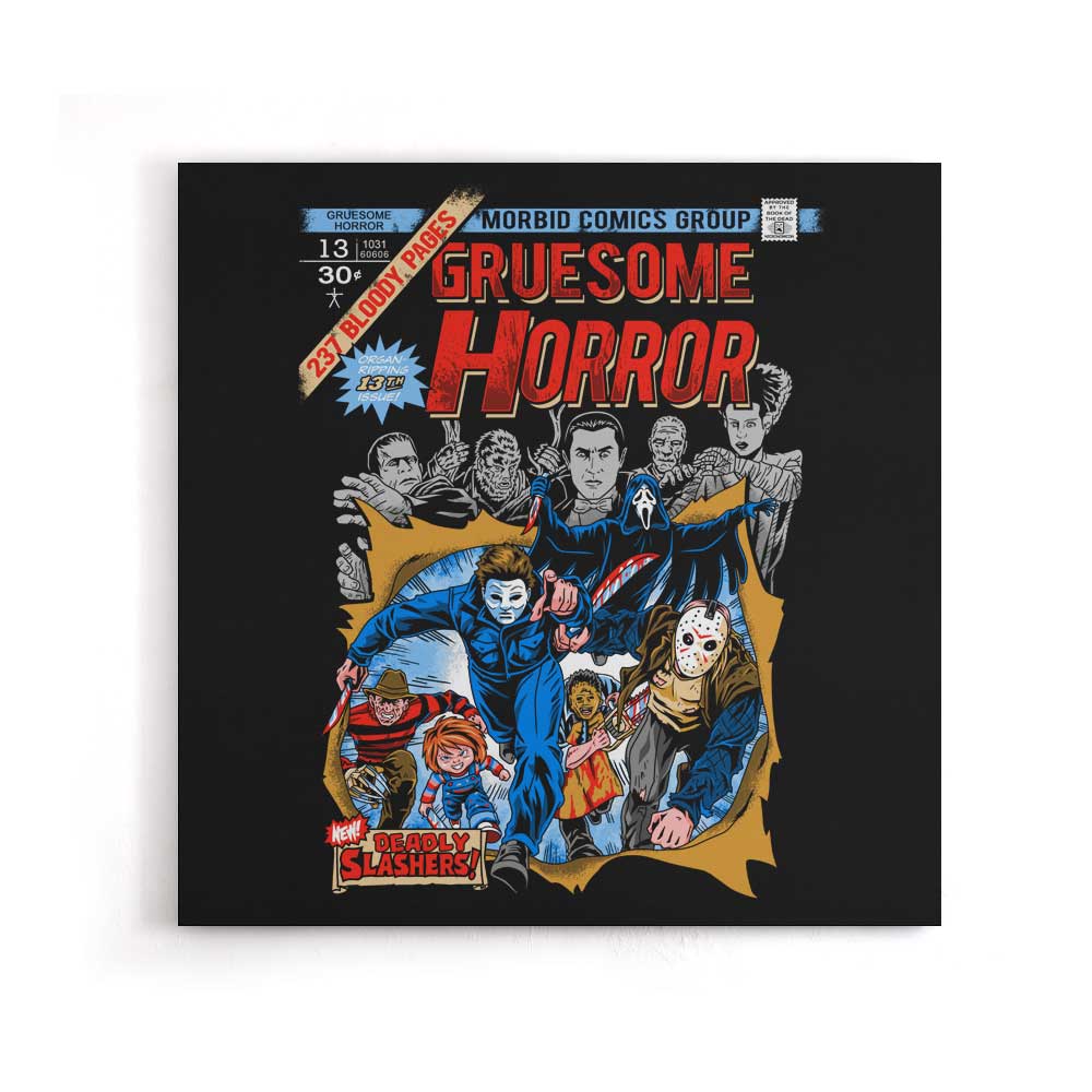 Gruesome Horror - Canvas Print