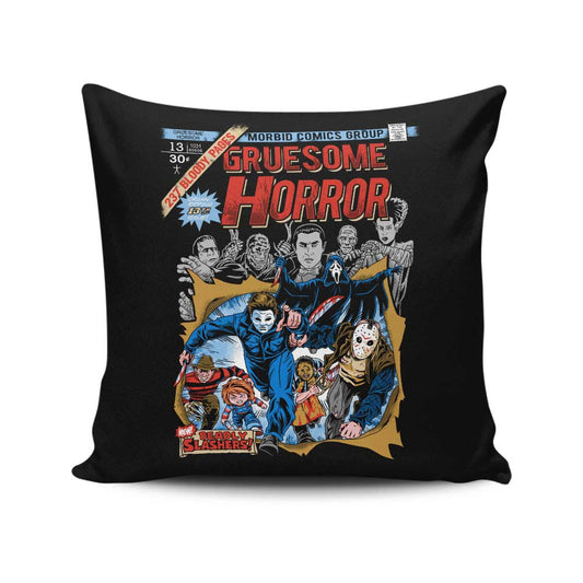 Gruesome Horror - Throw Pillow