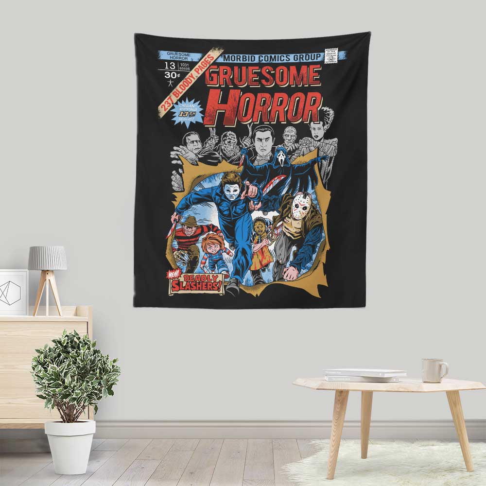 Gruesome Horror - Wall Tapestry