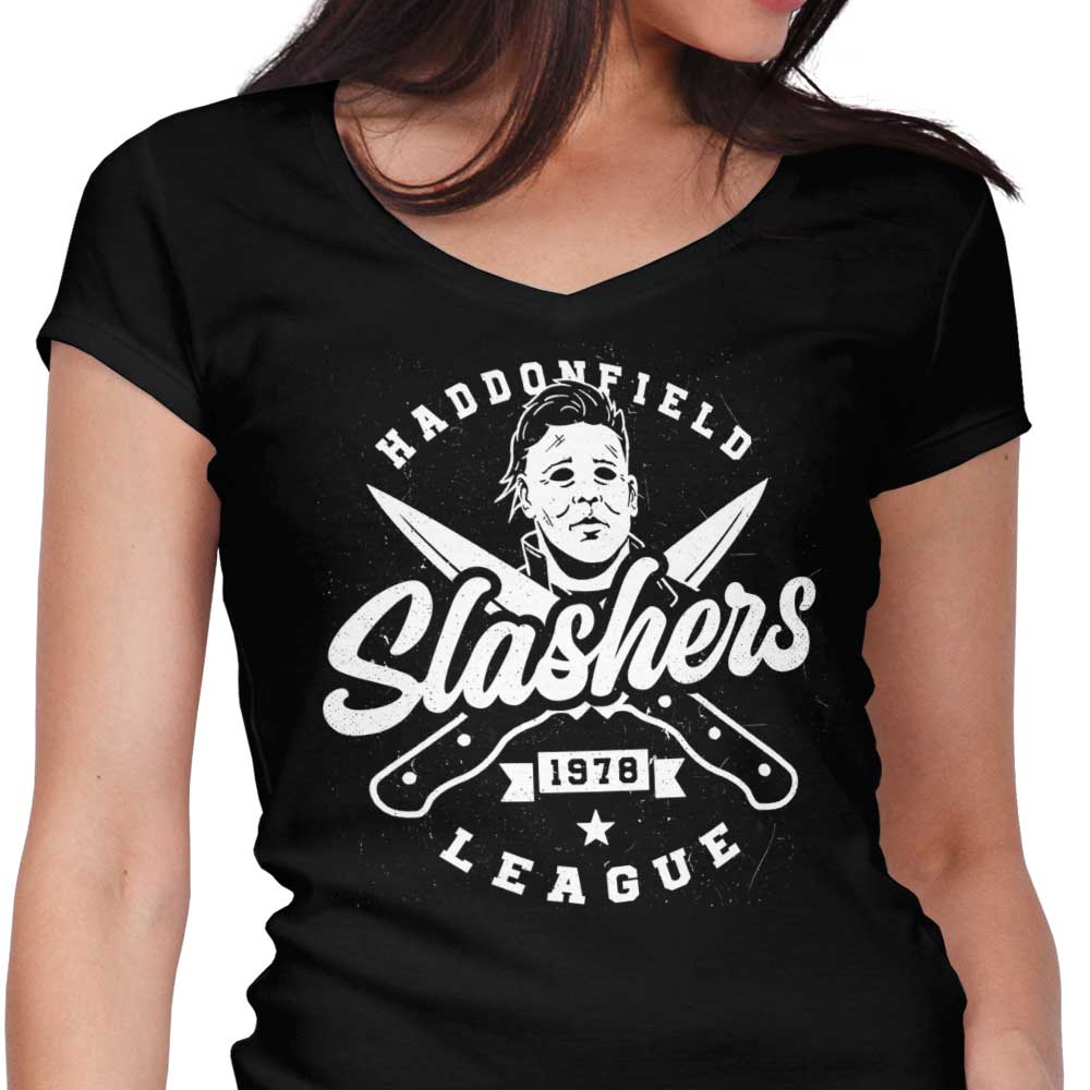 Haddonfield Slashers - Women's V-Neck