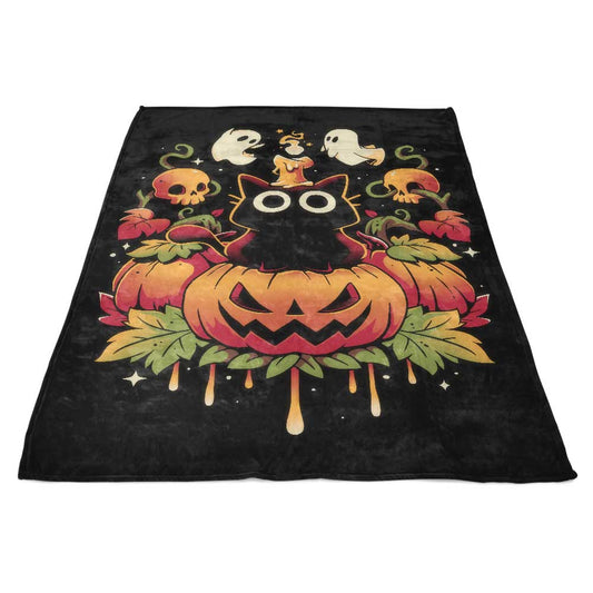 Halloween Candle Trick - Fleece Blanket