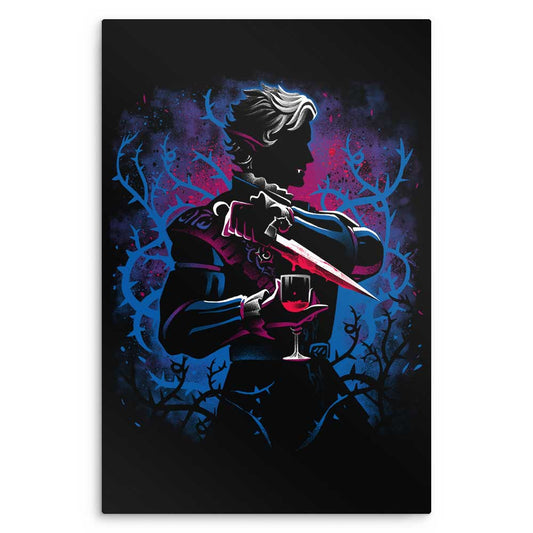 High Elf Vampire - Metal Print