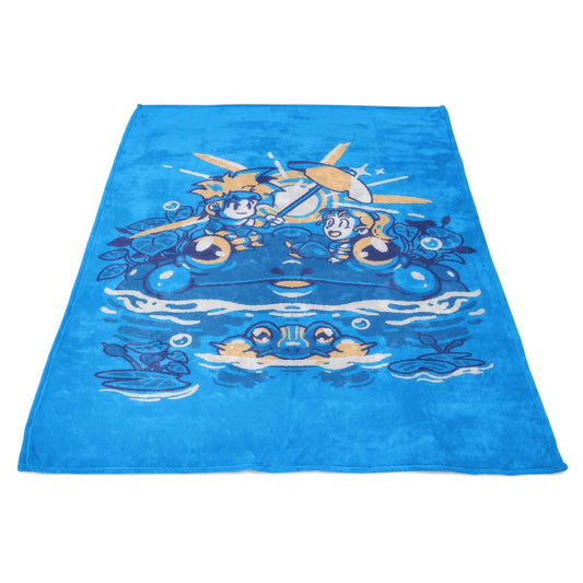 Hot Summer Swamp - Fleece Blanket