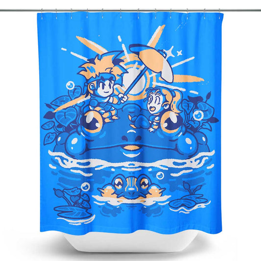 Hot Summer Swamp - Shower Curtain