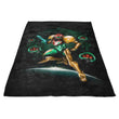 Hunting in Space - Fleece Blanket